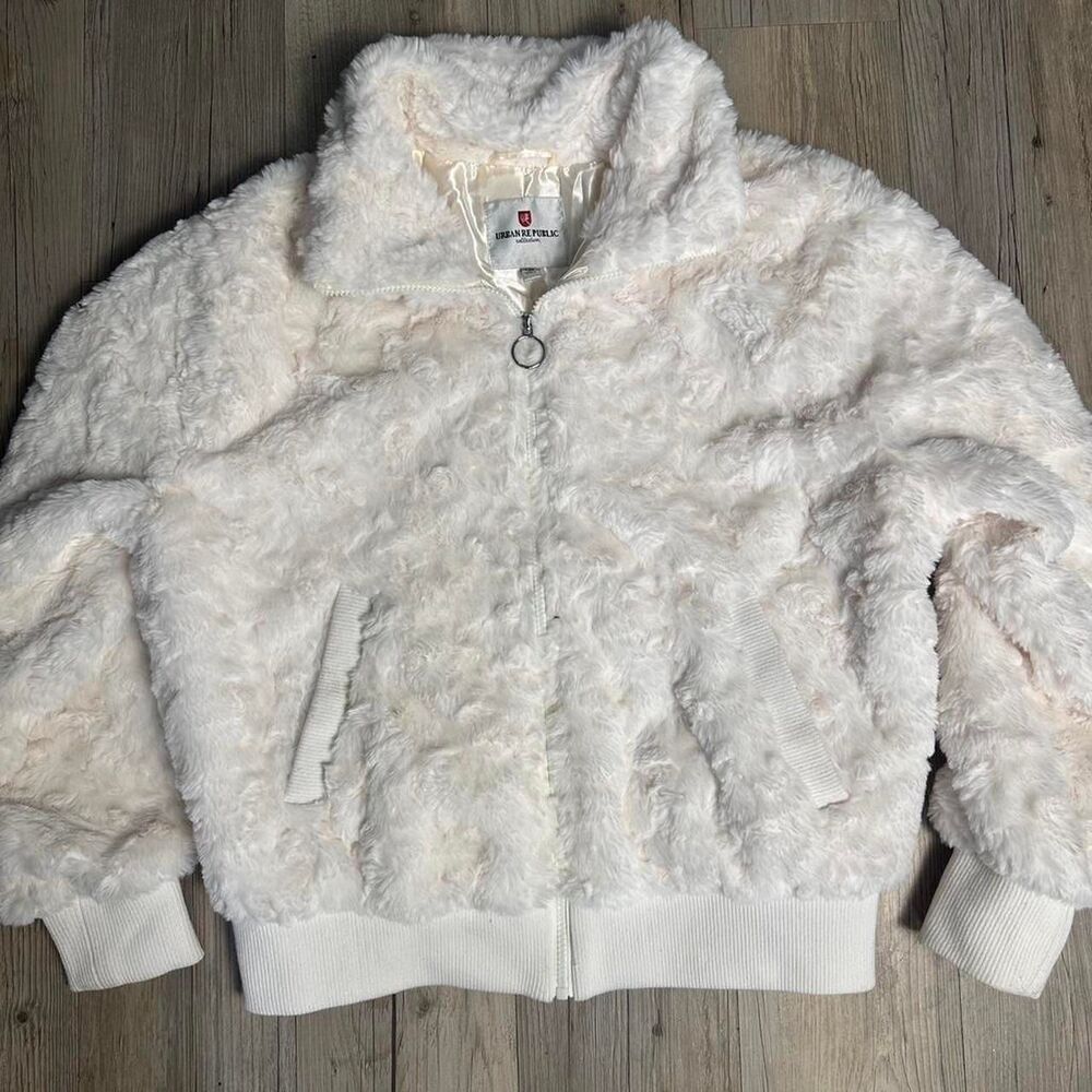 Urban-republic Women's White and Cream Jacket